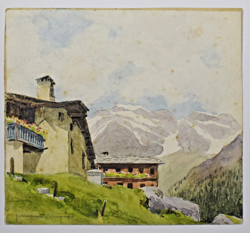 Dipinto watercolor bozzetto - dipinto,