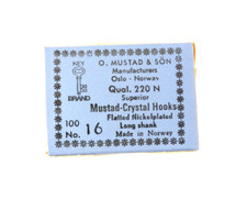 AMI MUSTAD CRYSTAL HOOKS - Ref