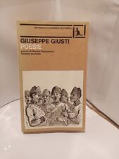 GIUSEPPE GIUSTI POESIE A CURA
