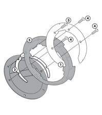 GIVI BF11 FLANGIA PER BORSA SERBATOIO TANKLOCK PER BMW R 1200 GS 2014