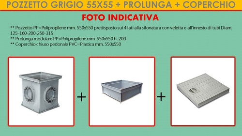 Pozzetto prolunga - +,