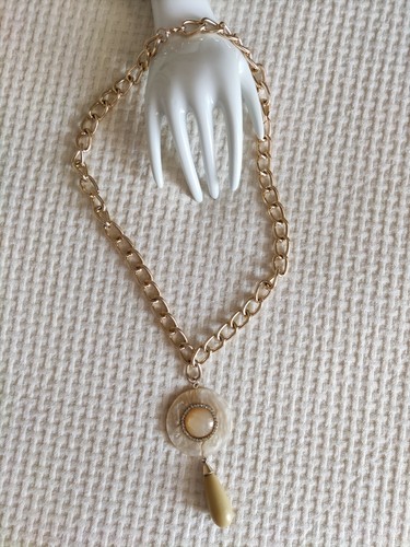 Collana lunga catena - , dorata
