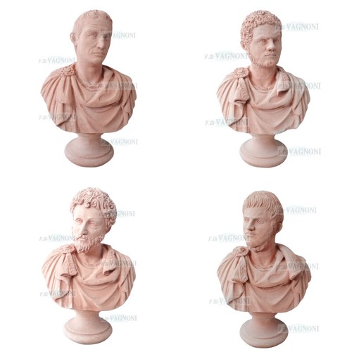 Statua busto imperatore h62 - , in
