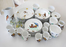 Servizio da pranzo + caffè porcellana Janosch Thomas Rosenthal per bambini 50 pezzi nuovo
