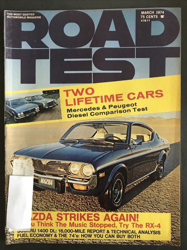 Road test magazine - test, magazine-march