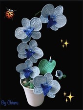 Orchidea all uncinetto - all’uncinetto, 💙