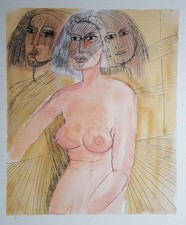 Bruno cassinari litografia - bruno, cassinari,