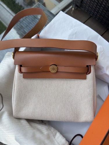 Hermes herbag tela toilette - hermes,