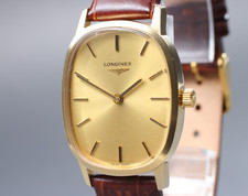 Orologio unisex Longines anni 70 L6.47.4 carica manuale placcato oro vintage ...