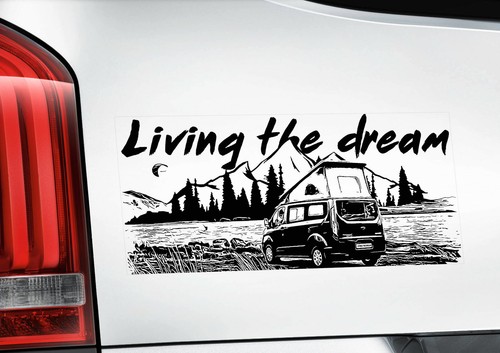 Adesivo auto living the - the, dream
