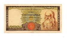 50.000 LIRE "LEONARDO DA