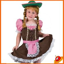 Costume Carnevale Bambina Ragazza Lilli Tirolese Bavarese Tg 5 a 12 anni