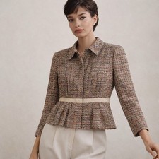 Doncaster Tweed Peplum Jacket