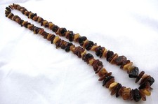 VINTAGE COLLANA FILO CHIUSO AMBRA BALTICA 90 cm 94 gr