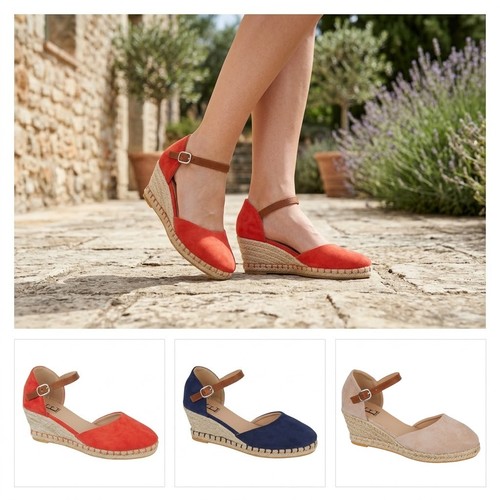 Sandalo donna zeppa linea - sandalo,