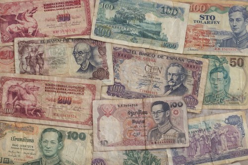 Lotto banconote estere
