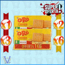 SAIWA ORO BISCOTTI 1 KG FROLLINI CLASSICI GRANO 100% ITALIANO | 1, 2, 3 o 6 PZ