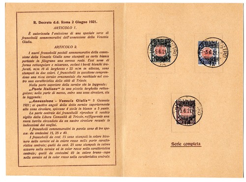 Annessione trieste - annessione, di