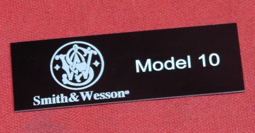 Targa vetrina smith wesson - smith, &