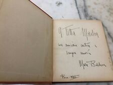 Introvabile libro Il nido sulle rovine dedica Autrice Mara Baldeva 1940