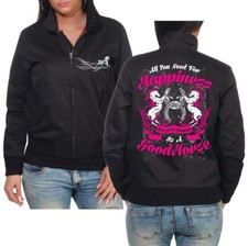 Damen Mädchen Harrington