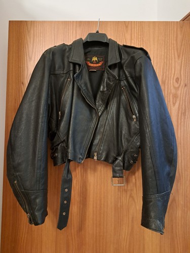 Chiodo pelle vintage - pelle,