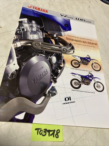 Yamaha yz426f wr426f 2001 - yamaha,