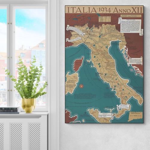 1934 mappa italia regioni - 1934,