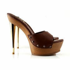 Sandali MARRONI con Tacco