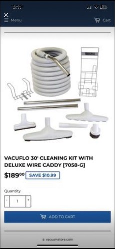 Vacuflo kit pulizia - vacuflo, 30'