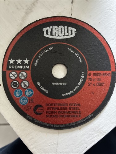 Tyrolit disque tronçonner - disque,