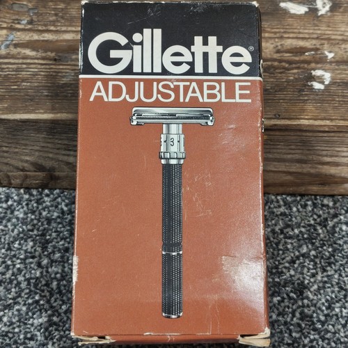 Vintage 1980 gillette black - gillette,