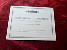 COMPOSIZIONI per pianoforte a 4 mani PLEYEL Sonata gm moll spartiti