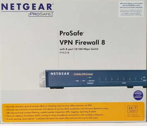 Netgear prosafe fvs318n - netgear,