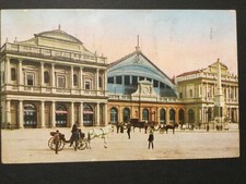 ROMA, antica cartolina Roma piazza del Cinquecento