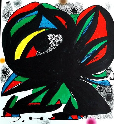 Joan miro litografia originale - joan,