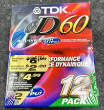 12-pack D60 Blank Audio