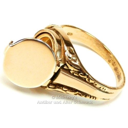 Anello art déco scomparto - anello,