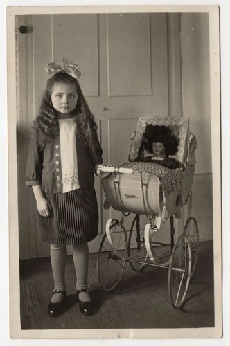 Foto cartolina bambina con - foto,