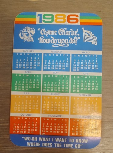 Adesivo calendario campagna