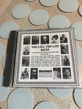 Too Late Too Late Blues. Newly