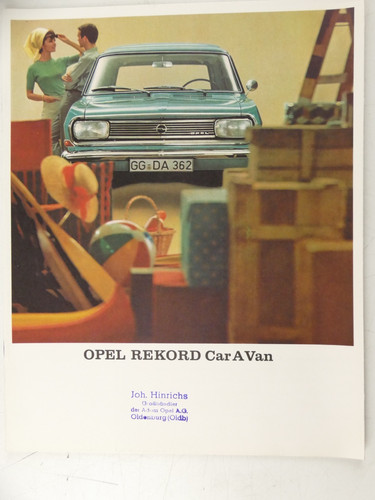 Opel rekord car van - opel, a