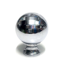 POMOLO SFERA D.mm.30 CROMATO PER ORNAMENTO LETTO CANCELLO RINGHIERA SCALA TUBI