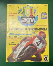 RIVISTA 1984 GP MOTOCICLISTICO 100 MIGLIA AUTODROMO FERRARI IMOLA CLUB SANTERNO