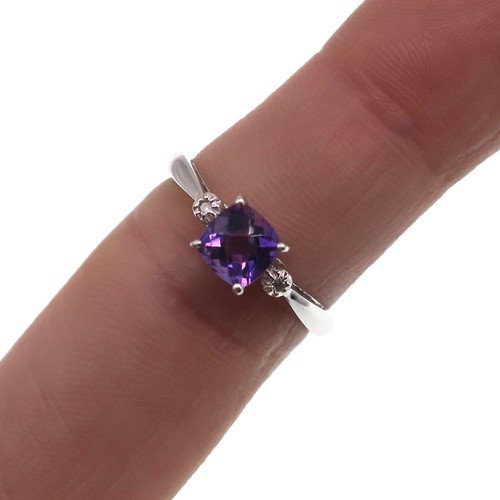 Anello ametista oro - ametista, in