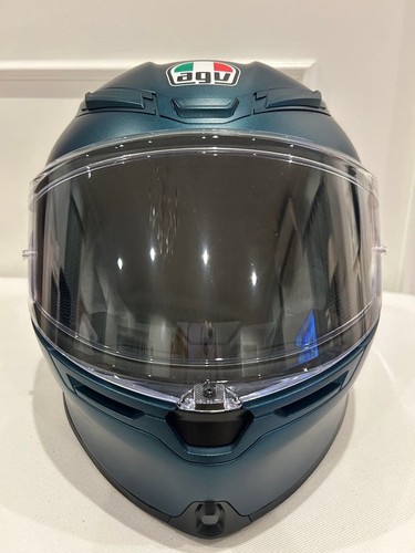 Agv matte blue full - k6, face
