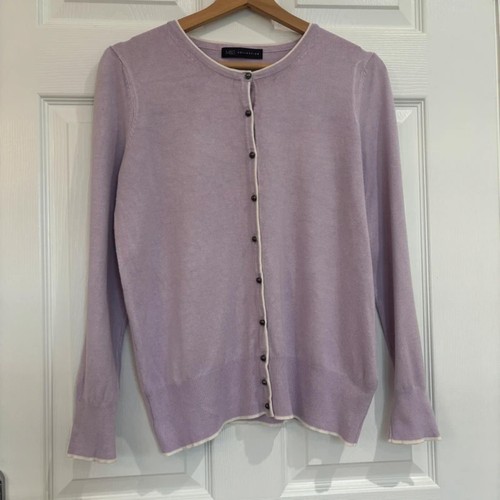 Cardigan lilla taglia 14 - m&s,