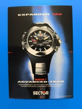 SECTOR EXPANDER  135  ADVANCED TECH - OROLOGIO  CARTOLINA PUBBLICITARIA
