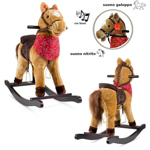 Cavallo dondolo cavalcabile - cavallo,