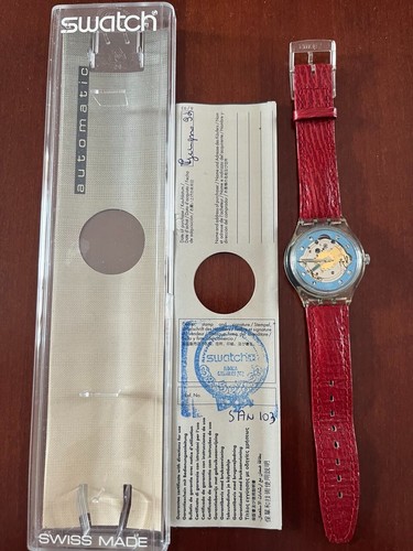 Swatch automatico red - red, ahead